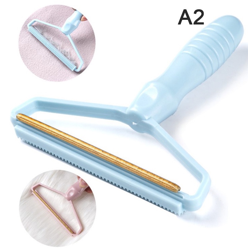Dụng Cụ Loại Bỏ Xơ Vải Trên Quần Áo Hai Mặt Bằng Nhựa Tiện Lợi