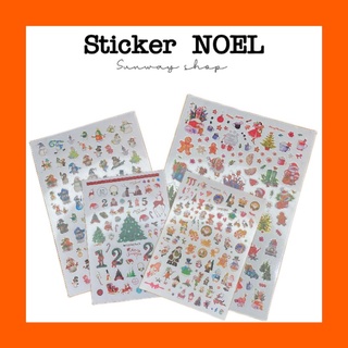 Nail sticker chủ đề Noel