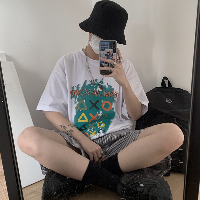 Áo thun nam tay lỡ, áo phông form rộng ATL222 | BigBuy360 - bigbuy360.vn