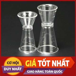 Ly/zick nhựa 2 đầu 10/20ml và 20/40ml