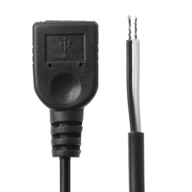 Dây cáp nối nguồn DIY cổngUSB 2.0 đầu ra 2 Pin tiện dụng