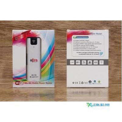 Bộ phát wifi bằng sim 3G/4G tích hợp thêm tính năng sạc dự phòng 2200mah