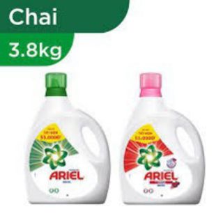 Nước giặt ariel matic 3,8 kg.