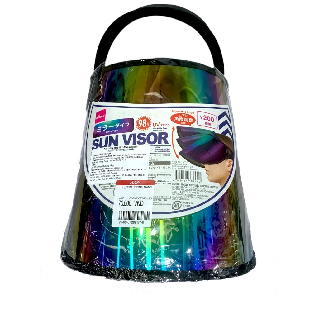 Daiso Nón chống nắng &amp; tia UV 98%