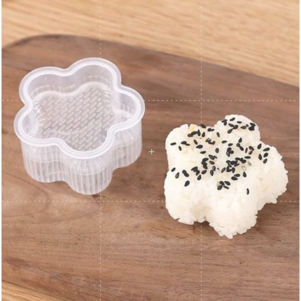 Khuôn tạo hình ,làm cơm nắm,làm bánh cho bé 7 chi tiết - Mokids