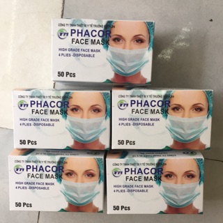 KHẨU TRANG Y TẾ 4 LỚP PHACOR HÀNG CHUẨN CỦA CÔNG TY THIẾT BỊ Y TẾ