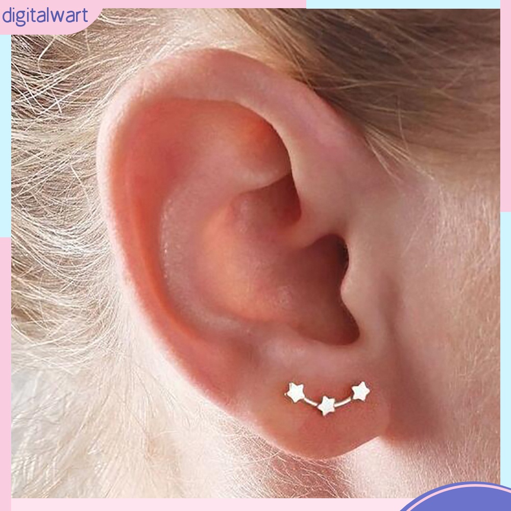 1 đôi bông tai hình ngôi sao nhỏ thời trang thanh lịch cho nữ