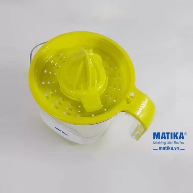 Máy vắt cam Matika tự động dùng điện CHÍNH HÃNG dung tích 700ml