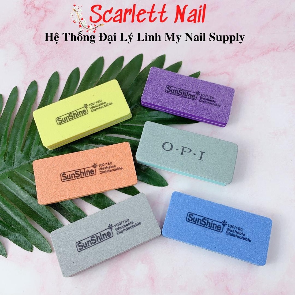 Phao Dũa Móng Mài Mịn Móng OPI Sunshine - Phao Mỹ Nhiều Màu