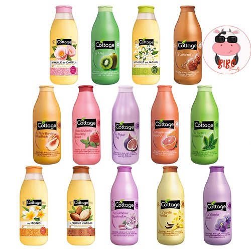 Sữa tắm Cottage chính hãng của Pháp 750ml