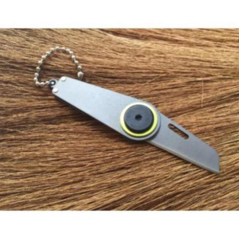 Dao Phượt Nhỏ Gọn Mini EDC - Treo Móc Khóa - Thép Không Gỉ - Lưỡi Dao 3CM - Hàng Gủi Ngay