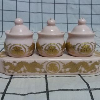 Bộ 3 chung nước có nắp thờ cúng