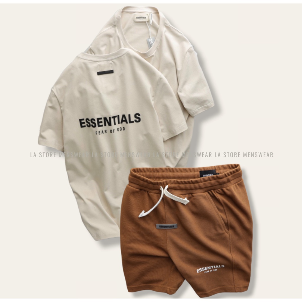 Set Essentials - Áo thun và quần short Essential tự chọn phối theo màu được yêu thích nhất | LASTORE MENSWEAR
