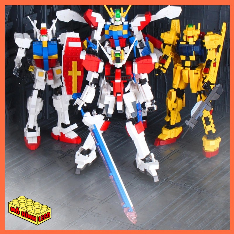 Đồ chơi mô hình gundam Hsanhe 2800-2809 lắp ghép Mobile Suit Gundam NoBrandABS