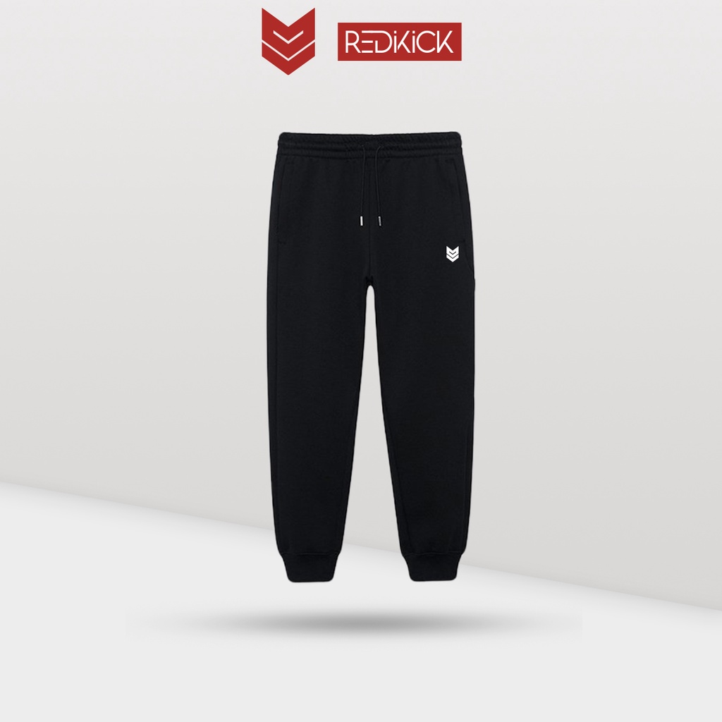 Quần Jogger nỉ bóng rổ nam nữ Redikick Fleece Pants, quần dài Đen -Xám thể thao ống bó thoáng mát Tập Gym Tennis Chạy Bộ