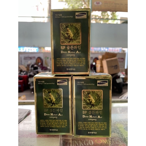 DẦU THÔNG VIÊN UỐNG Bp Golden Pine Bioavenue (Hộp 100 Viên)_TĂNG TUẦN HOÀN MÁU