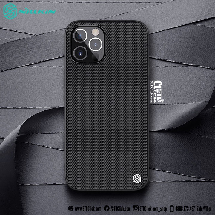 ỐP LƯNG IPHONE 12 PRO MAX NILLKIN TEXTURED NYLON FIBER CHÍNH HÃNG