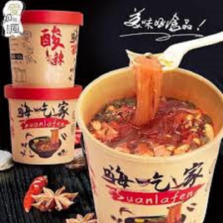 Miên chua cay ❤️ Miến  loại 1 thùng 6 hộp to  Trùng Khánh siêu ngon