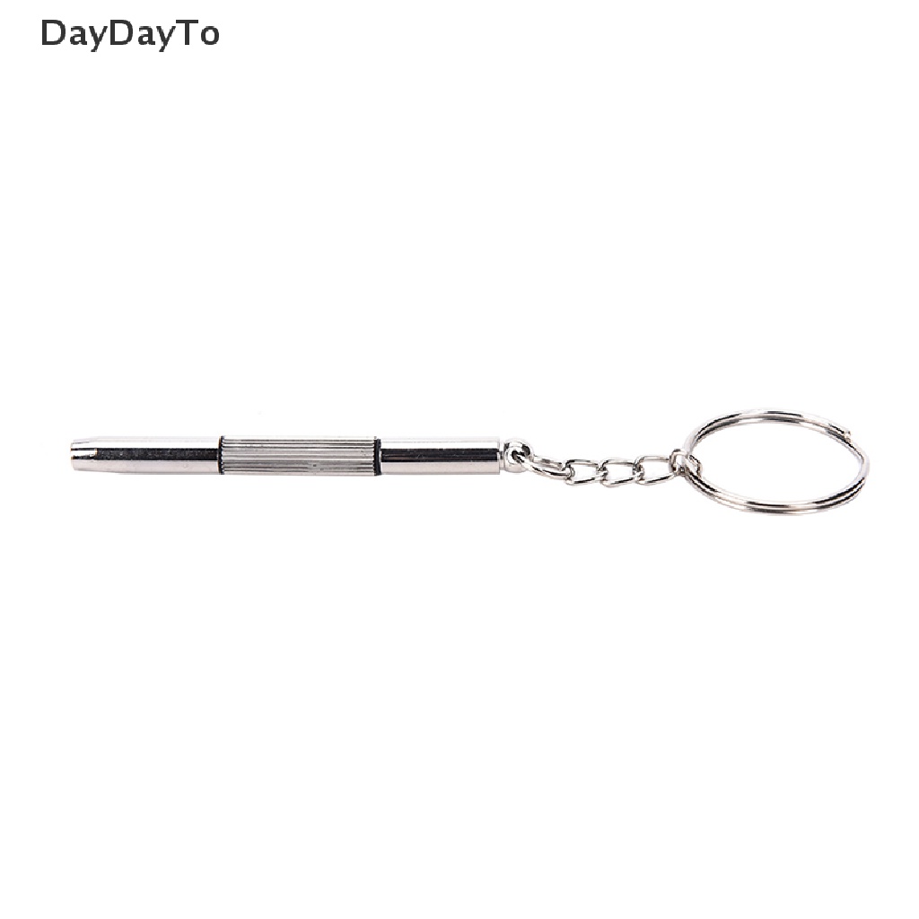 Set 5 Chìa Vít Mini 3 Trong 1 Sửa Kính Mắt Đồng Hồ Kèm Móc Khóa Tiện Dụng