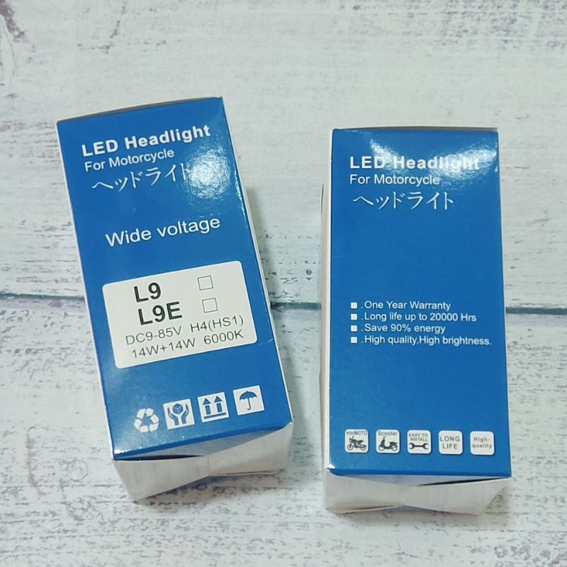 Bóng đèn pha Led bi cầu H4 Cos vàng Pha trắng, tuổi thọ lên đến 20000 giờ công suất 14W