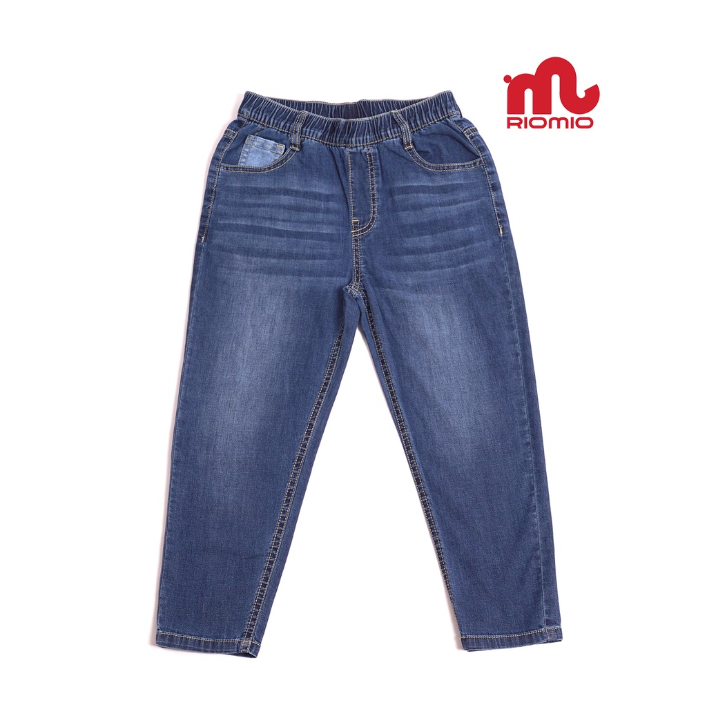 Quần jean bé gái RIOMIO ống suông chất liệu Denim Cotton USA thoải mái - RO037