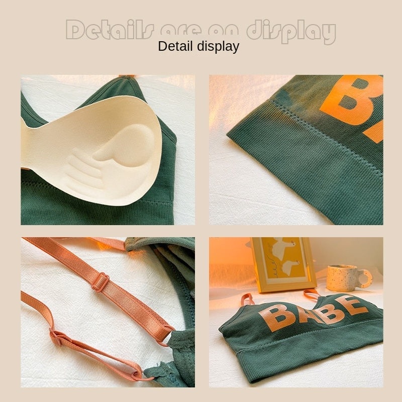 Mới Áo Lót Không Gọng Thép Thiết Kế Đơn Giản Cho Nữ Sinh