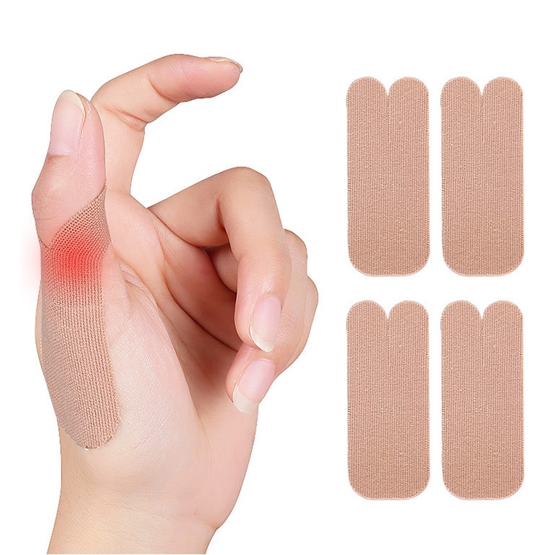 Miếng Dán Thể Thao Đàn Hồi Cao Chống Bong Gân Tự Dính Màu Nude Bảo Vệ Ngón Tay Cái Chống Nước Giảm Đau Có Thể Thu Gọn Hỗ Trợ Giảm Đau