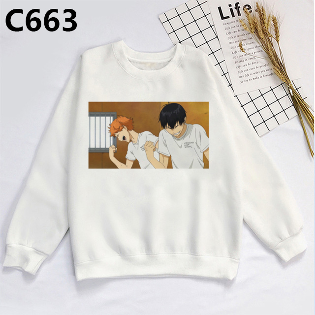 Áo sweater in hình anime Haikyuu thời trang thu đông cho nam nữ