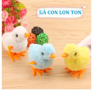Đồ chơi gà con vặn dây cót cho bé 4 Màu