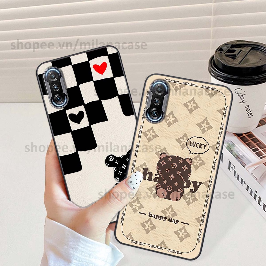 Ốp Xiaomi Redmi K40 / Redmi K40 Pro gấu be@rBrick gấu Teddy Kaws siêu đẹp, phong cách, cá tính