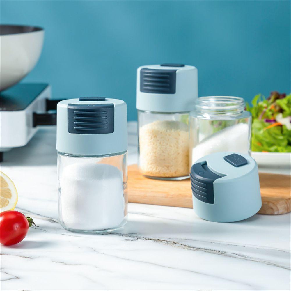 .Lọ Thủy Tinh Đựng Gia Vị Có Nút Nhấn Tiện Dụng