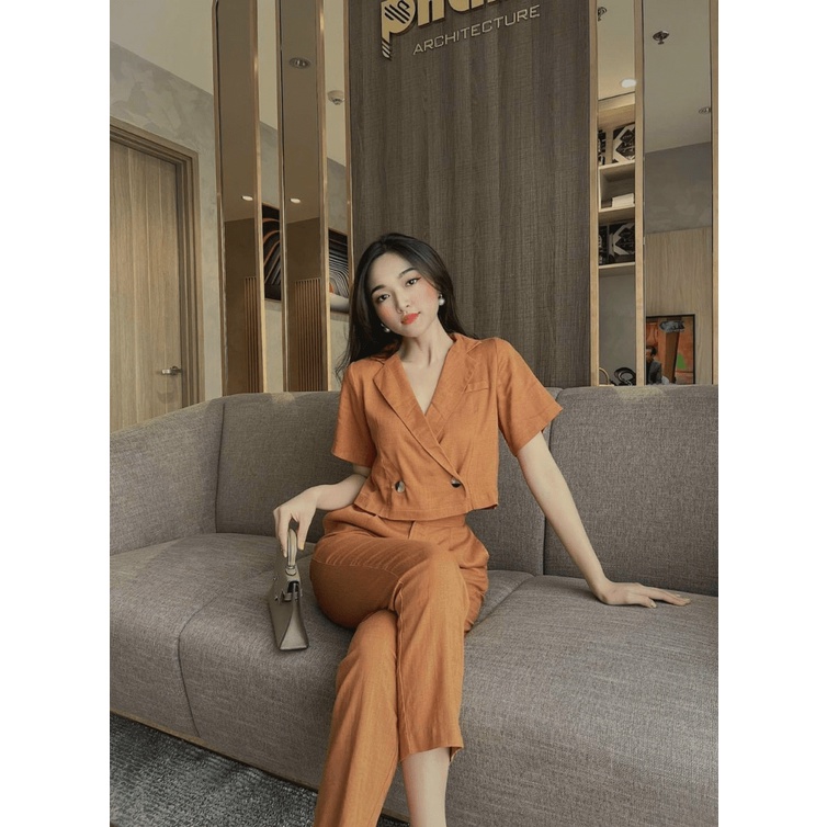 (FREE SHIP) DX SÉT VEST TUYẾT MƯA QUẦN CÔN TÔN DÁNG SANG CHẢNH CỰC HOT HHP