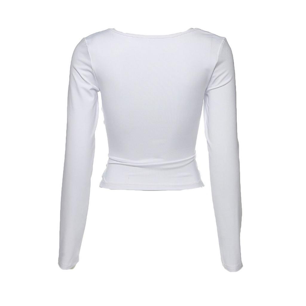 LD-Áo Lửng Tay Dài Đan Dây Thời Trang Dành Cho Nữ