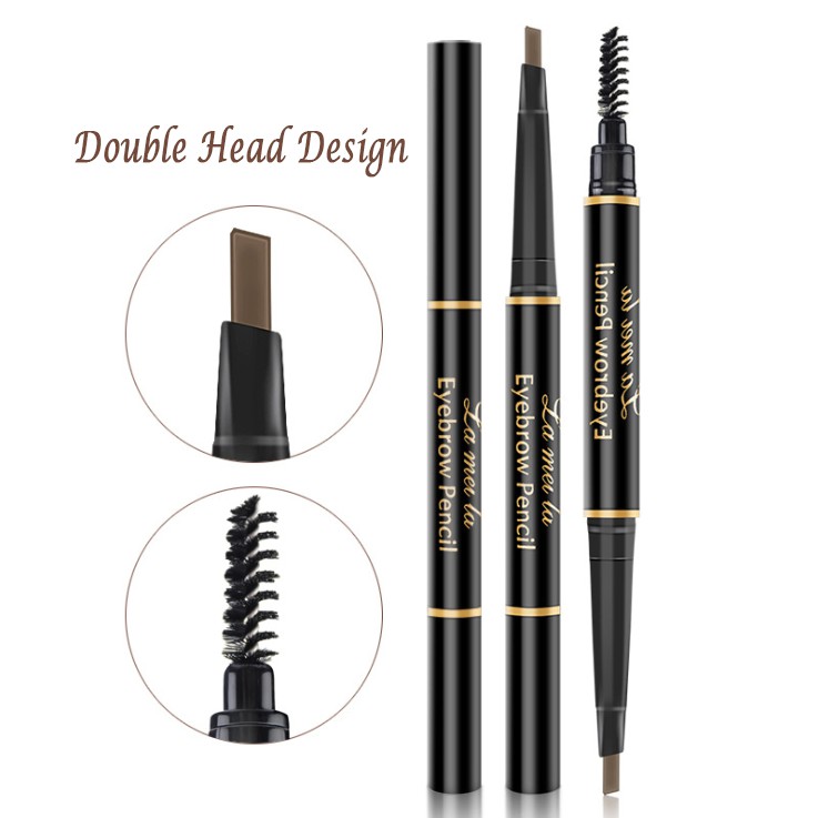 Chì kẻ lông mày LAMEILA 3D không thấm nước có đầu cọ chuyên nghiệp | BigBuy360 - bigbuy360.vn