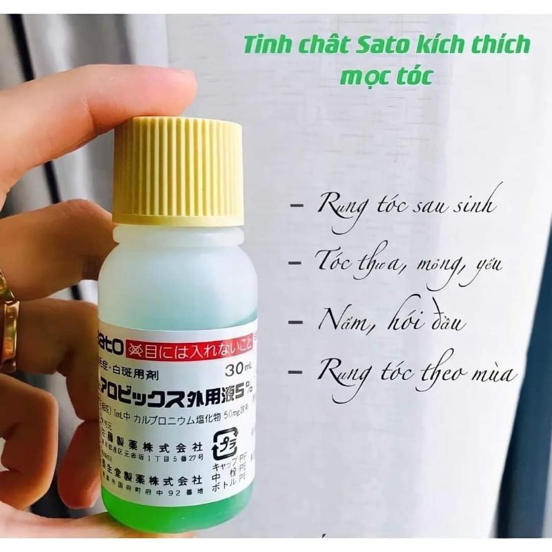 Tinh chất kích thích mọc tóc Sato Nhật Bản