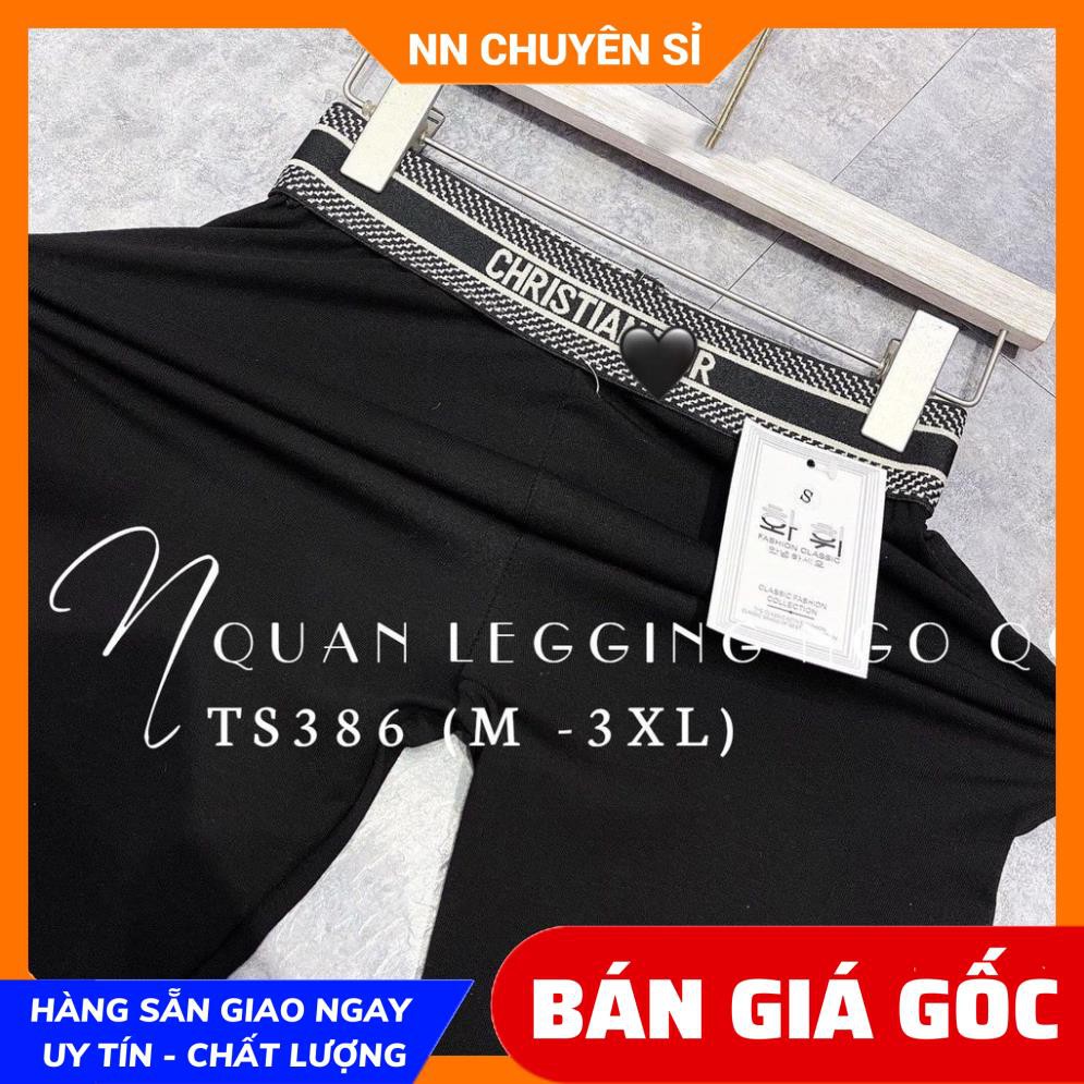 ⚡TS386⚡ LEGGING NGỐ THUN CAO CẤP - LEGGING LỬNG LƯNG ĐAI CHẤT THUN CO GIÃN TS386 ⚡100% ẢNH THẬT⚡