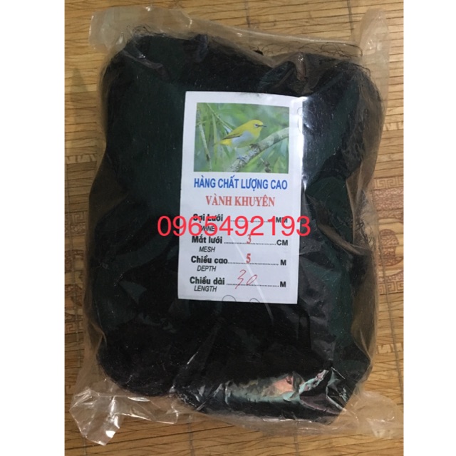 lưới bẫy chim 3cm cao 5m Dài 30m bắt chim khuyên các loại chim nhỏ hàng thái chất lượng cao y hình thegioidocau