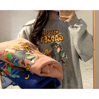 Áo hoodie nữ form rộng dài vải nỉ chất đẹp giá rẻ không xù lông hàng quảng châu BST ao thu đông unisex ullzang 2020