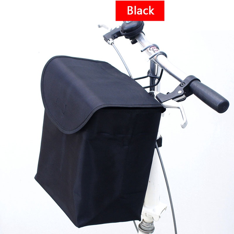 Giỏ Xe Đạp Bằng Vải Canvas Có Móc Treo Tiện Dụng