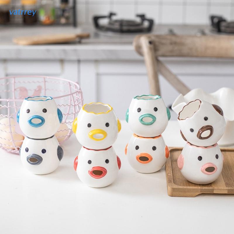 Dụng Cụ Tách Lòng Đỏ Trứng Gà Hoạt Hình Bằng Gốm