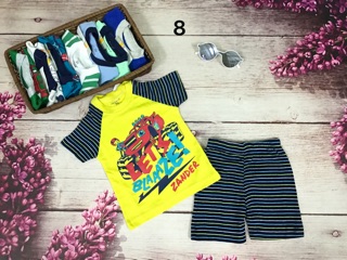 Combo Bộ thun borip bé trai