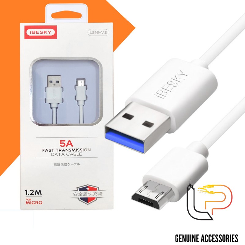 Cáp sạc nhanh MICRO USB Ibesky dài 1.2M