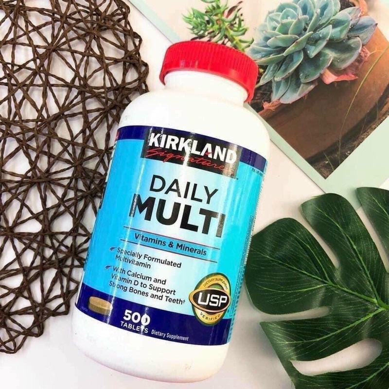 [DATE 1/2024]Viên Uống Kirkland Signature Vitamin Tổng Hợp Daily Multi 500 Viên