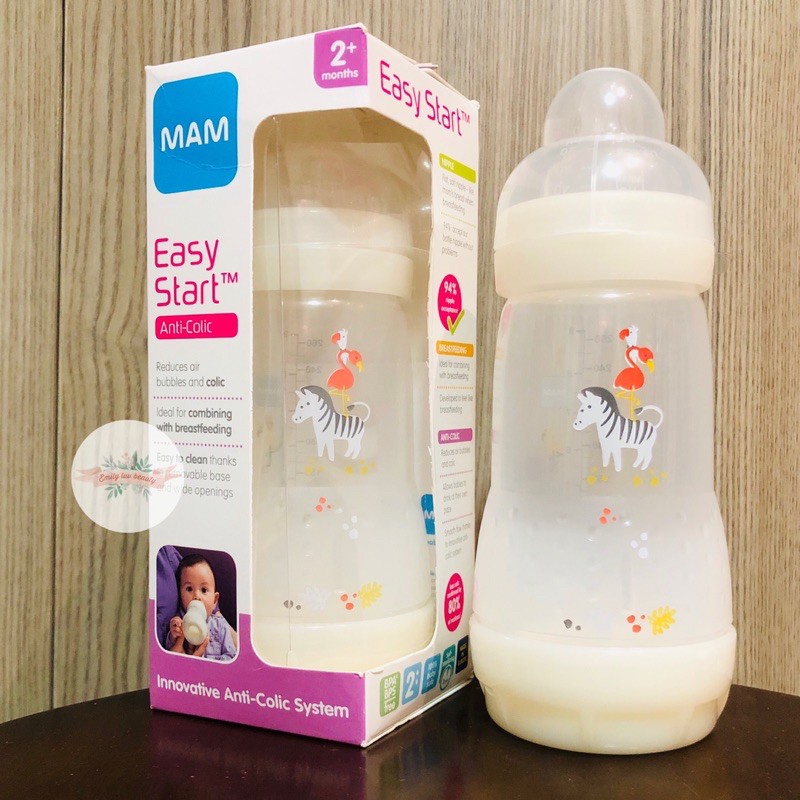 Bình sữa chống đầy hơi MAM 160ml/260ml