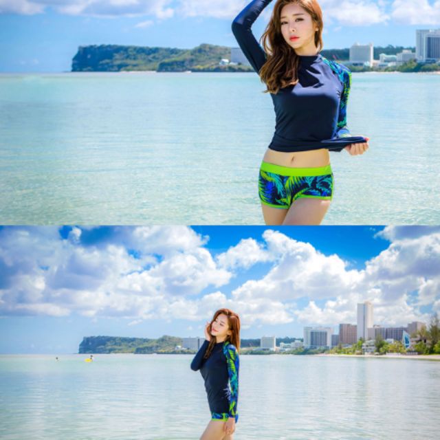 Bikini tay dài Hàn Quốc( kèm hình thật)