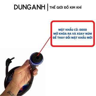 Khoá dây xe đạp Kim Khí Dung Anh khóa dây xe đạp Tonyouy, khóa xe đạp mã 4 số loại tốt