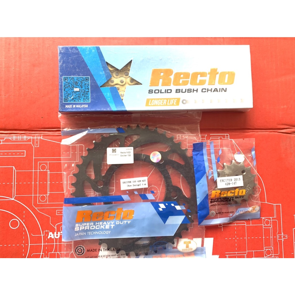 NHÔNG SÊN DĨA RECTO SÊN VÀNG 9 LY WINNER V1/WINNER X/SONIC/EXCITER/RAIDER