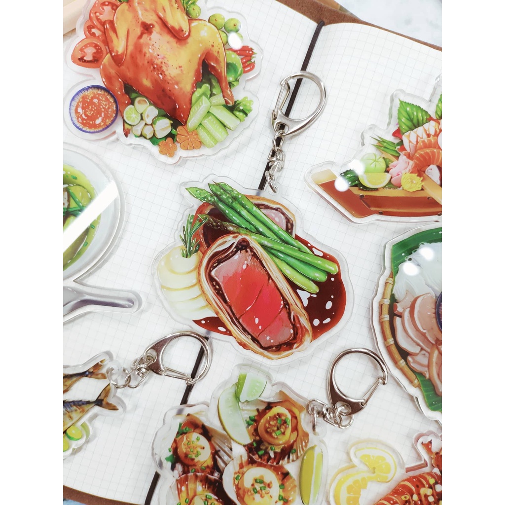 Móc khóa đồ ăn