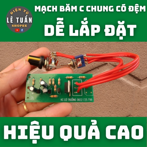 Mạch Băm Xung 2 Vế C Chung Có Đệm ( Có Dây )