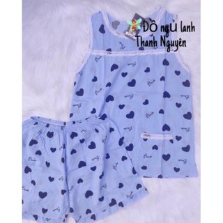 [Hàng chuẩn] Đồ ngủ Tole Lanh - bộ đùi